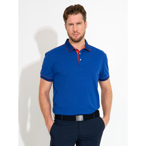 Polo Stoke Drycool Atlantic Blue Homme