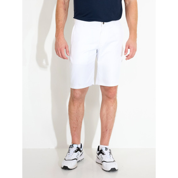 Short Cleek Slim White Homme