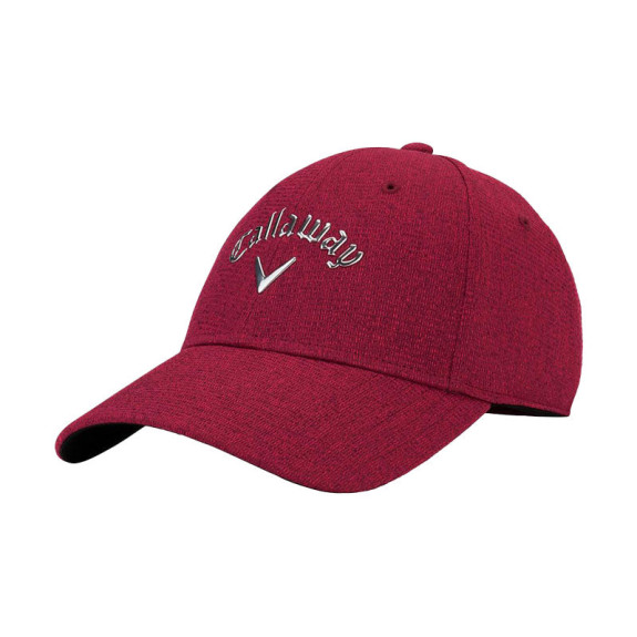 Casquette Ajustable Liquid Metal Bordeau Silver...