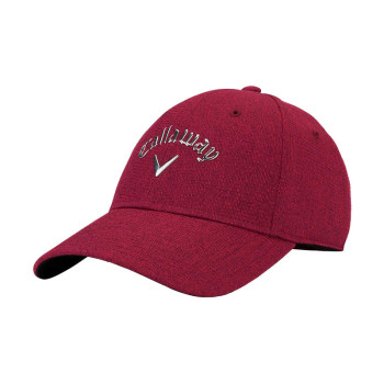 Casquette Ajustable Liquid Metal Bordeau Silver Femme