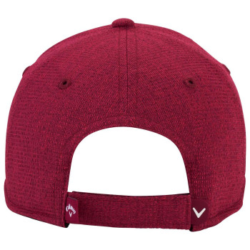 Casquette Ajustable Liquid Metal Bordeau Silver Femme