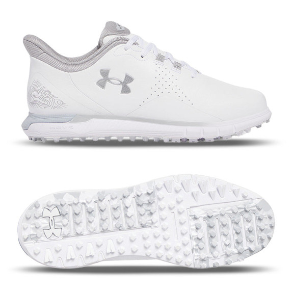 UA Drive Fade SL White Metallic Silver Homme