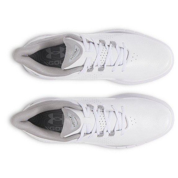 UA Drive Fade SL White Metallic Silver Homme