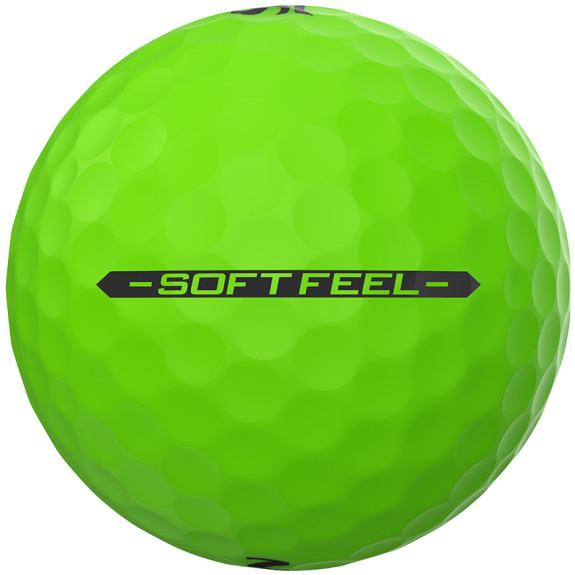 12 Balles de golf Soft Feel Brite Vert