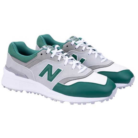 997 SL Spikeless Blanc/Vert/Gris Homme