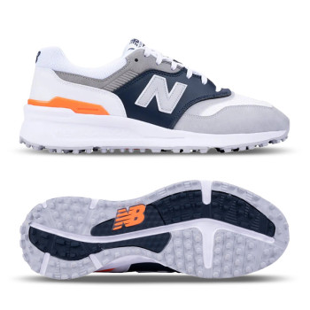 997 SL Spikeless Blanc/Gris/Marine Homme