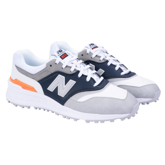 997 SL Spikeless Blanc/Gris/Marine Homme