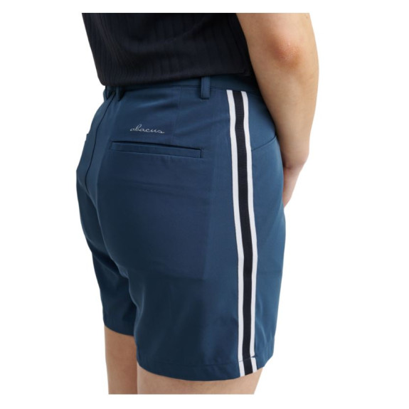 Short Brook Stripe Peacock Blue Femme