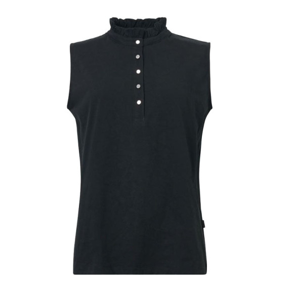 Polo sans manches Mauna Black Femme