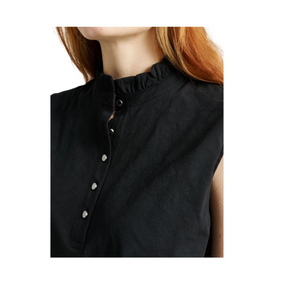 Polo sans manches Mauna Black Femme