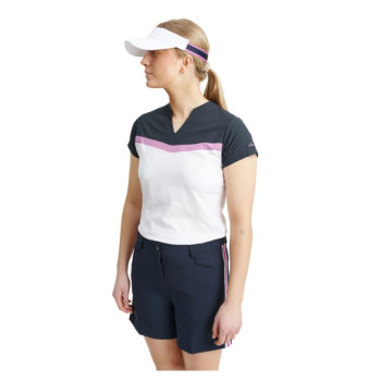 Polo Erin White Iris Femme 2