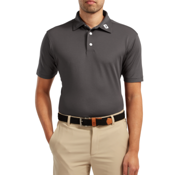 Polo Piqué Uni Homme Charcoal 2