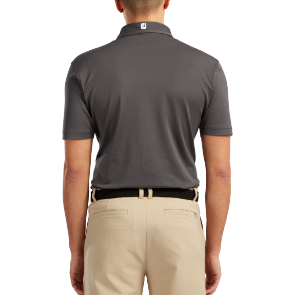 Polo Piqué Uni Homme Charcoal