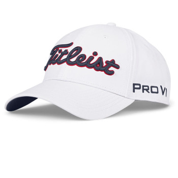Casquette Tour Performance White Navy Red Homme