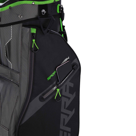 Sac Chariot Terra Charcoal Black Lime