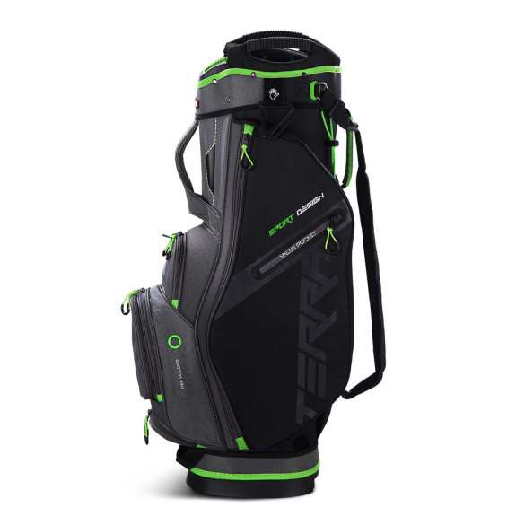 Sac Chariot Terra Charcoal Black Lime