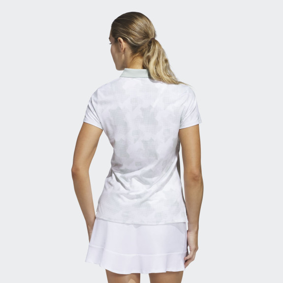 Polo imprimé Ultimate365 Wonder Silver Femme