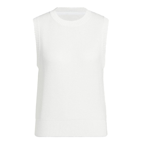 Pull Sans Manches Ultimate365 Knit Tour White...