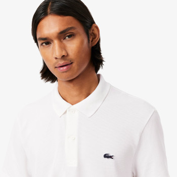 Polo Regular Fit en Coton Blanc Homme