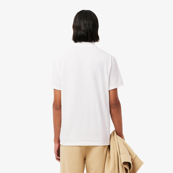 Polo Regular Fit en Coton Blanc Homme