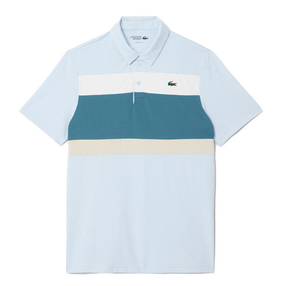 Polo Golf Regular Fit Bleu/Blanc Homme