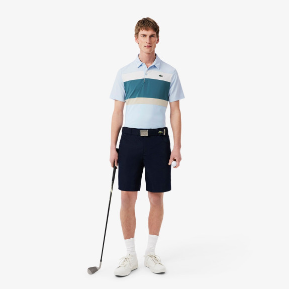 Polo Golf Regular Fit Bleu/Blanc Homme