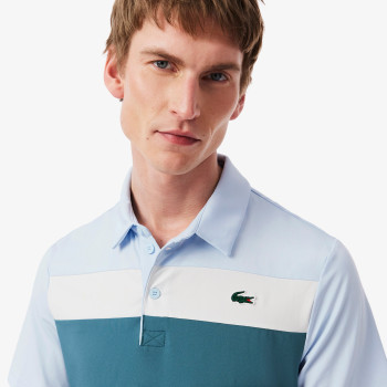 Polo Golf Regular Fit Bleu/Blanc Homme