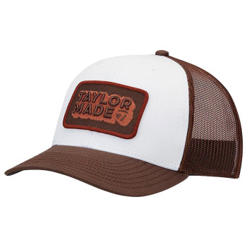 Casquette Lifestyle Retro Trucker Brown White