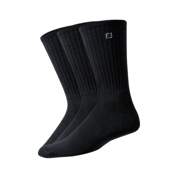 3 Paires de Chaussettes FJ ComfortSof Crew  Noir Homme 3 Paires de Chaussettes FJ ComfortSof Crew  Noir Homme