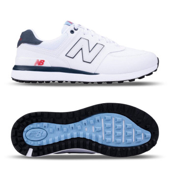 574 Greens V2 Blanc Marine Homme