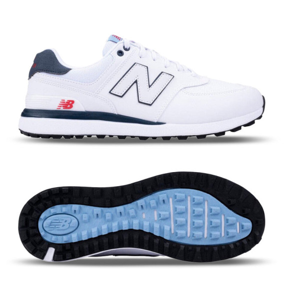 574 Greens V2 Blanc Marine Homme