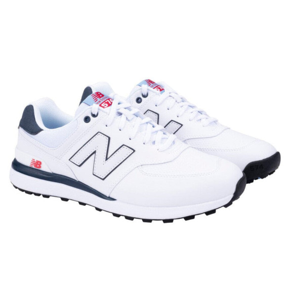 574 Greens V2 Blanc Marine Homme