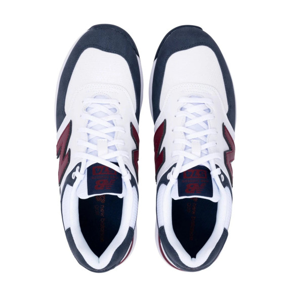 574 Greens V2 Blanc Navy Rouge Homme