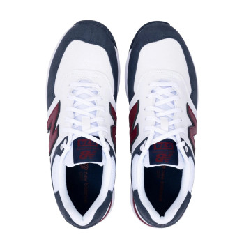 574 Greens V2 Blanc Navy Rouge Homme