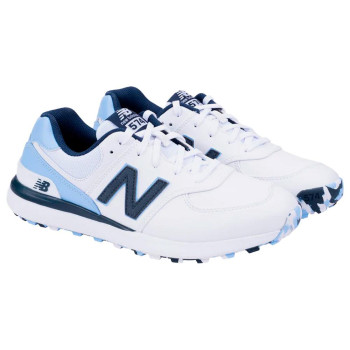 574 Greens Blanc/Bleu Femme