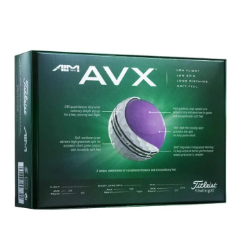 12 Balles de golf AVX 4 White AIM 360