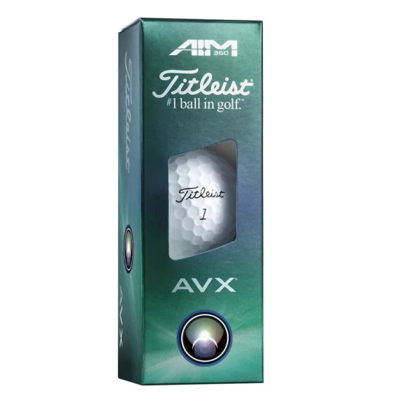 12 Balles de golf AVX 4 White AIM 360