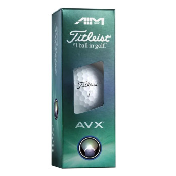 12 Balles de golf AVX 4 White AIM 360