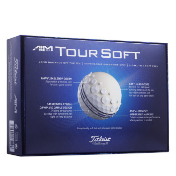 12 Balles de golf Tour Soft AIM 360