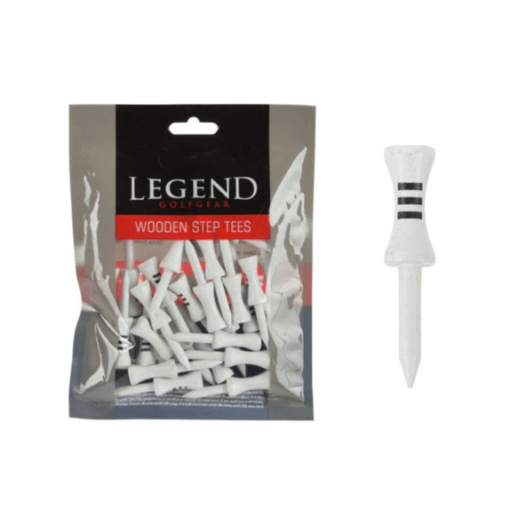 25 Tees Bois 50mm Noir