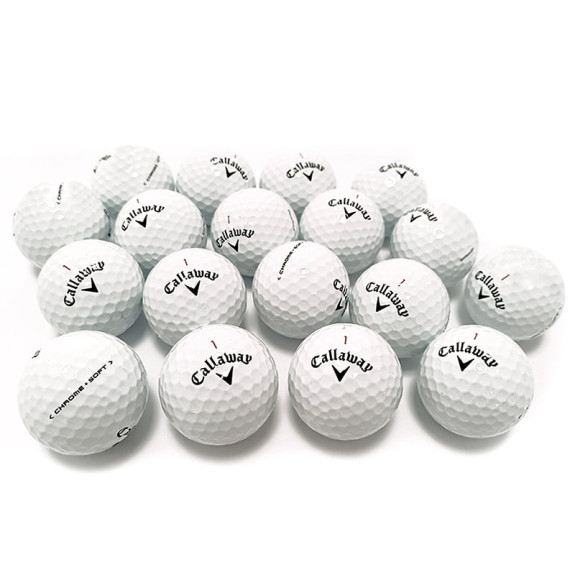 48 Balles de golf Chrome Soft White Refinished...