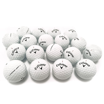 48 Balles de golf Chrome Soft White Refinished Vrac