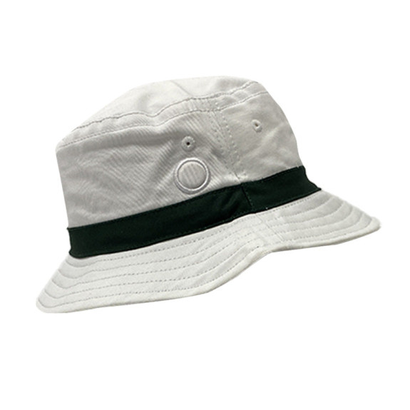 Bob Coton Coolmax Blanc Vert Mixte