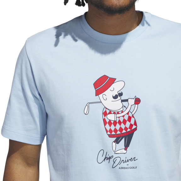 T-Shirt Classic Chip Graphic Tee Blue Homme