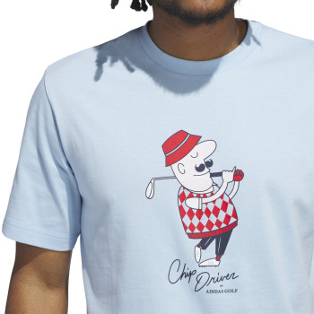 T-Shirt Classic Chip Graphic Tee Blue Homme