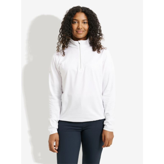 Pull 1/4 Zip Cradoc White Femme