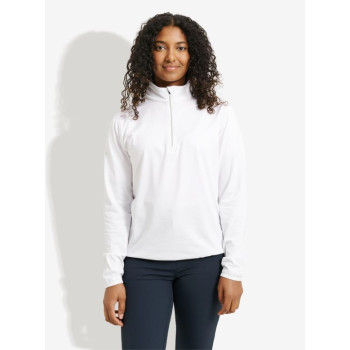 Pull 1/4 Zip Cradoc White Femme