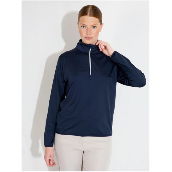 Pull 1/4 Zip Cradoc Navy Femme