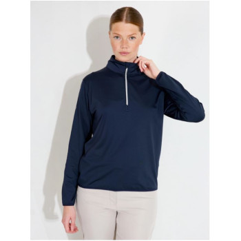 Pull 1/4 Zip Cradoc Navy Femme