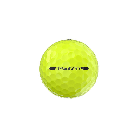 12 Balles de golf Soft Feel Yellow